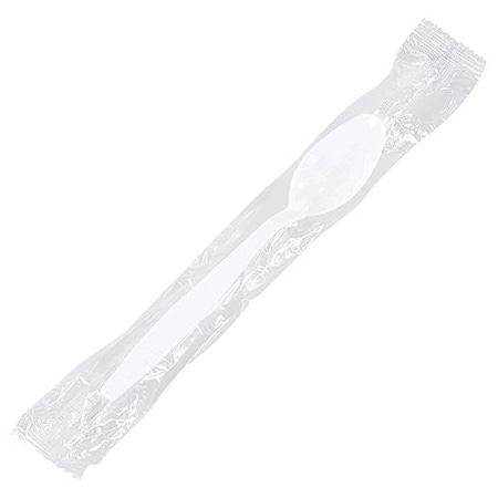 Bsc Preferred Individually Wrapped White Plastic Spoons, 1000PK BUY03997410